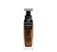 NYX Professional Makeup Fondotinta, Can't Stop Won't Stop Full Coverage Foundation, Lunga tenuta, Waterproof, Finish Matte, Tonalità: Deep sable