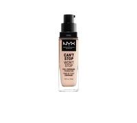 NYX Professional Makeup Fondotinta, Can't Stop Won't Stop Full Coverage Foundation, Lunga tenuta, Waterproof, Finish Matte, Tonalità: Light Porcelain