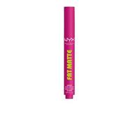 NYX Professional Makeup Fat Matte Smooth Color Lipstick , Rossetto Cremoso, Colore Intenso e Comfort Assoluto, Con Olio di Lampone e Polvere di Tapioca, Shade: Fluffy Fuschia, 2 gr