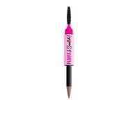 NYX Professional Makeup Fluff & Snatch Brow Powder Pen, Penna per Sopracciglia, Effetto Volumizzante, Finish Opaco, Fino a 24 Ore di Tenuta*, Formula da Crema a Polvere, Shade: 01 Ash Blonde, 1g