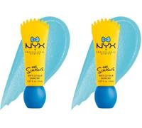 NYX Professional Makeup Balsamo Labbra Opaco, Effetto Levigante, Labbra Morbide, Texture Leggera, Con Polvere di Riso Mochi e Ceramidi di Zuccheri, Simpson Smushy, Tonalità: MAGGIE Peekaboo Blue, 8 ml