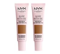 2 x NYX Professional Makeup Bare With Me Tinted Skin Veil 27ml - 07 Cinnamon Mahogany