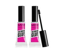 NYX Professional Makeup Brow Glue Gel Sopracciglia, Confezione da 2, Clear | A L