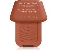 NYX Professional Makeup Bronzer in Polvere, Per un Look Abbronzato e Baciato dal Sole, Tenuta Fino a 12H, Resiste alle Sbavature, No Transfer, Buttermelt Bronzer, Tonalità: 03.5 Butta'd Down, 5 g