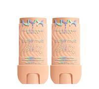 NYX Professional Makeup Buttermelt Stix Illuminante in Stick a Lunga Tenuta 8 Ore per Viso e Corpo Uniformante con Punta di Precisione Formula Vegana con Burro di Cupuaçu e Cocco 06 A Whole Melt
