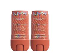 NYX Professional Makeup Buttermelt Stix Illuminante in Stick a Lunga Tenuta 8 Ore per Viso e Corpo Uniformante con Punta di Precisione Formula Vegana con Burro di Cupuaçu e Cocco 07 That's On Melt