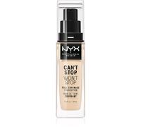 NYX Professional Makeup Can't Stop Won't Stop fondotinta ad alta coprenza colore 02 Alabaster 30 ml