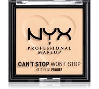 NYX Professional Makeup Can't Stop Won't Stop Mattifying Powder cipria opacizzante colore 02 Light 6 g