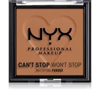 NYX Professional Makeup Can't Stop Won't Stop Mattifying Powder cipria opacizzante colore 08 Mocha 6 g