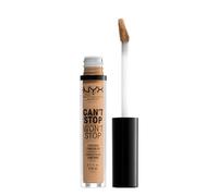 NYX Professional Makeup Correttore Can't Stop Won't Stop, Correttore Viso Liquido, Adatto a Tutti gli Incarnati, Soft Beige, Confezione da 1
