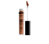 NYX PROFESSIONAL MAKEUP Correttore Can't Stop Won't Stop, Correttore Viso Liquido, Adatto a Tutti gli Incarnati, Mahogany, Confezione da 1