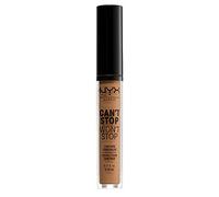 NYX Professional Makeup Correttore Can't Stop Won't Stop, Correttore Viso Liquido, Adatto a Tutti gli Incarnati, Warm Honey, Confezione da 1