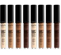 NYX Professional Makeup Correttore Can't Stop Won't Stop, Correttore Viso Liquido, Adatto a Tutti gli Incarnati, Neutral Buff, Confezione da 2