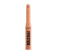 NYX Professional Makeup Correttore Pesca Scuro, Corregge le Discromie per Pelli da Medie a Scure, Tenuta fino a 12h, Arricchito con Acido Ialuronico, Pro Fix Stick, Tonalità: Dark Peach, 1,6 g