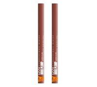 NYX Professional Makeup Duck Plump Plumping Lip Liner Matita Labbra 05 Subtle Touch Rimpolpante Lunga Tenuta per Labbra Piene Volumizzate con Zenzero e Peperoncino - 2 Matite