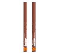 NYX Professional Makeup Duck Plump Plumping Lip Liner Matita Labbra 09 Beige Boost Rimpolpante Lunga Tenuta per Labbra Piene Volumizzate con Zenzero e Peperoncino - 2 Matite
