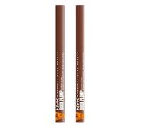NYX Professional Makeup Duck Plump Plumping Lip Liner Matita Labbra 10 Syringe Sienna Rimpolpante Lunga Tenuta per Labbra Piene Volumizzate con Zenzero e Peperoncino - 2 Matite