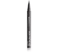 NYX Professional Makeup Eyeliner Liquido, Altamente Pigmentato, Linee Precise e Definite, Durata Fino a 24h, Formula Vegana, Epic Ink, Tonalità: Graphite Glitz, 1 ml
