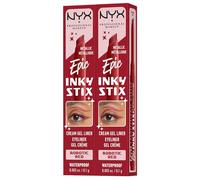 NYX Professional Makeup Epic Inky Stix Eyeliner in Gel Cremoso Waterproof Punta Inclinata Colore Intenso Asciugatura Rapida Lunga Durata Finitura Metallic Colore 05 Robotic Red - 2 Eyeliner
