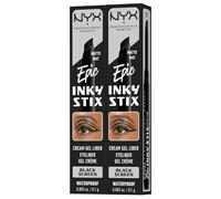 NYX Professional Makeup Epic Inky Stix Eyeliner in Gel Cremoso Waterproof Punta Inclinata Colore Intenso Asciugatura Rapida Lunga Durata Finitura Matte Colore 01 Black Screen - 2 Eyeliner
