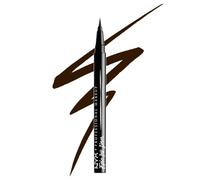 NYX Professional Makeup Eyeliner Epic Ink, Punta Ultra Sottile, Formula Pigmentata, Waterproof, Marrone