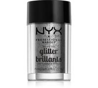 NYX Professional Makeup Face & Body Glitter Brillants glitter per viso e corpo colore 10 Silver 2.5 g