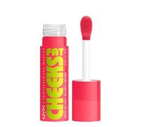 NYX Professional Makeup Fat Cheeks Juicy Blush, Blush Liquido Idratante, Colore Modulabile, Formula Vegana infusa con Peptidi, Olio di Lampone e Kiwi, Shade 06 Bouncin Berry, 8 ml