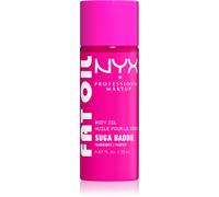 NYX Professional Makeup Fat Oil Body olio corpo nutriente per idratazione e brillantezza con profumazione Suga Baddie 20 ml