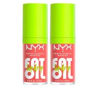 NYX Professional Makeup Fat Oil Lip Drip Lipgloss Labbra Tonalità Chillin'Like A Villain Finish Cremoso e Lucido 12h di Idratazione con Squalano Olio di Lampone e Camemoro - 2 Lucidalabbra da 4,8ml