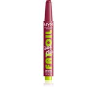 NYX Professional Makeup Balsamo Labbra Idratante, Effetto Shine, Fino a 12h di Idratazione, Con Olio di Avocado, Lampone e Camemoro, Fat Oil Slick Click, Tonalità: In The Drafts, 2 g