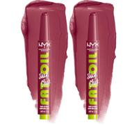 NYX Professional Makeup Fat Oil Slick Click Lip Balm - That's Major (Confezione da 2)