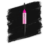NYX Professional Makeup Fluff & Snatch Brow Powder Pen, Penna per Sopracciglia, Effetto Volumizzante, Finish Opaco, Fino a 24 Ore di Tenuta*, Formula da Crema a Polvere, Shade: 08 Black, 1g