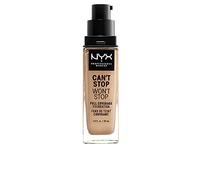 NYX Professional Makeup Fondotinta, Can't Stop Won't Stop Full Coverage Foundation, Lunga tenuta, Waterproof, Finish Matte, Tonalità: Buff