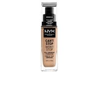 NYX Professional Makeup Fondotinta, Can't Stop Won't Stop Full Coverage Foundation, Lunga tenuta, Waterproof, Finish Matte, Tonalità: Medium olive