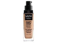NYX Professional Makeup Fondotinta, Can't Stop Won't Stop Full Coverage Foundation, Lunga tenuta, Waterproof, Finish Matte, Tonalità: Medium buff