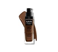NYX Professional Makeup Fondotinta, Can't Stop Won't Stop Full Coverage Foundation, Lunga tenuta, Waterproof, Finish Matte, Tonalità: Deep cool