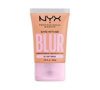 NYX Professional Makeup Fondotinta Effetto Blur, Con Coprenza Media, Finish Matte, Con Niacinamide, Matcha e Glicerina, Fino a 12 Ore d'Idratazione, Bare With Me Blur, Tonalità: Soft Beige, 30 ml