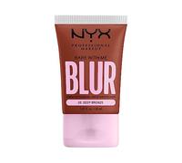 NYX Professional Makeup Fondotinta Effetto Blur, Con Coprenza Media, Finish Matte, Con Niacinamide, Matcha e Glicerina, Fino a 12 Ore d'Idratazione, Bare With Me Blur, Tonalità: Deep Bronze, 30 ml