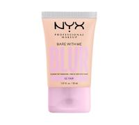NYX Professional Makeup Fondotinta Effetto Blur, Con Coprenza Media, Finish Matte, Con Niacinamide, Matcha e Glicerina, Fino a 12 Ore d'Idratazione, Bare With Me Blur, Tonalità: Fair, 30 ml