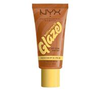 NYX Professional Makeup Buttermelt Glaze Soft Glow Skin Tint SPF30 fondotinta illuminante con protezione uv 30 ml tonalità 06 Praline Butta