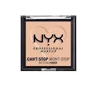 NYX Professional Makeup Can't Stop Won't Stop Mattifying Powder cipria opacizzante 6 g tonalità 03 Light Medium