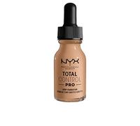 NYX Professional Makeup Fondotinta Total Control Pro Drop, Dosaggio preciso, Copertura personalizzabile e modulabile, Formula vegana, Finish come una seconda pelle, 13 ml, Tonalità: Medium Olive