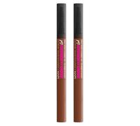 NYX Professional Makeup Gel Sopracciglia Zero to Brow Longwear 04 Auburn Effetto Naturale Transfer Resistant Tenuta fino a 2 Giorni Formula Vegana con Scovolino - Set da 2