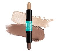 NYX Professional Makeup Highlight & Contour Stick, Stick per Contouring a Doppia Punta, Corregge, Scolpisce e Illumina, Formula Vegana, Wonder Stick, Fair