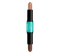 NYX Professional Makeup Highlight & Contour Stick, Stick per Contouring a Doppia Punta, Corregge, Scolpisce e Illumina, Formula Vegana, Wonder Stick, Medium