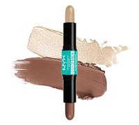NYX Professional Makeup Highlight & Contour Stick, Stick per Contouring a Doppia Punta, Corregge, Scolpisce e Illumina, Formula Vegana, Wonder Stick, Light