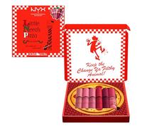NYX Professional Makeup Home Alone Butter Gloss Pizza Vault, Pink and Red