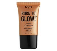 NYX Professional Makeup Illuminante Liquido Born to Glow, Formula liquida Shimmer, Base per Fondotinta, Tonalità: Pure Gold