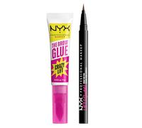 NYX Professional Makeup Lift and Snatch Penna Sopracciglia 07 Brunette Lunga Tenuta 16h Effetto Laminazione + The Brow Glue Crazy Lift Gel Sopracciglia Trasparente Effetto Laminazione 7ml - Set da 2