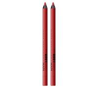 NYX Professional Makeup Line Loud Matita Labbra Finish Matte Lunga Tenuta No Transfer Waterproof Colore Intenso con Olio di Jojoba Vitamina E Tonalità 31 Ten Out of Ten - 2 Matite